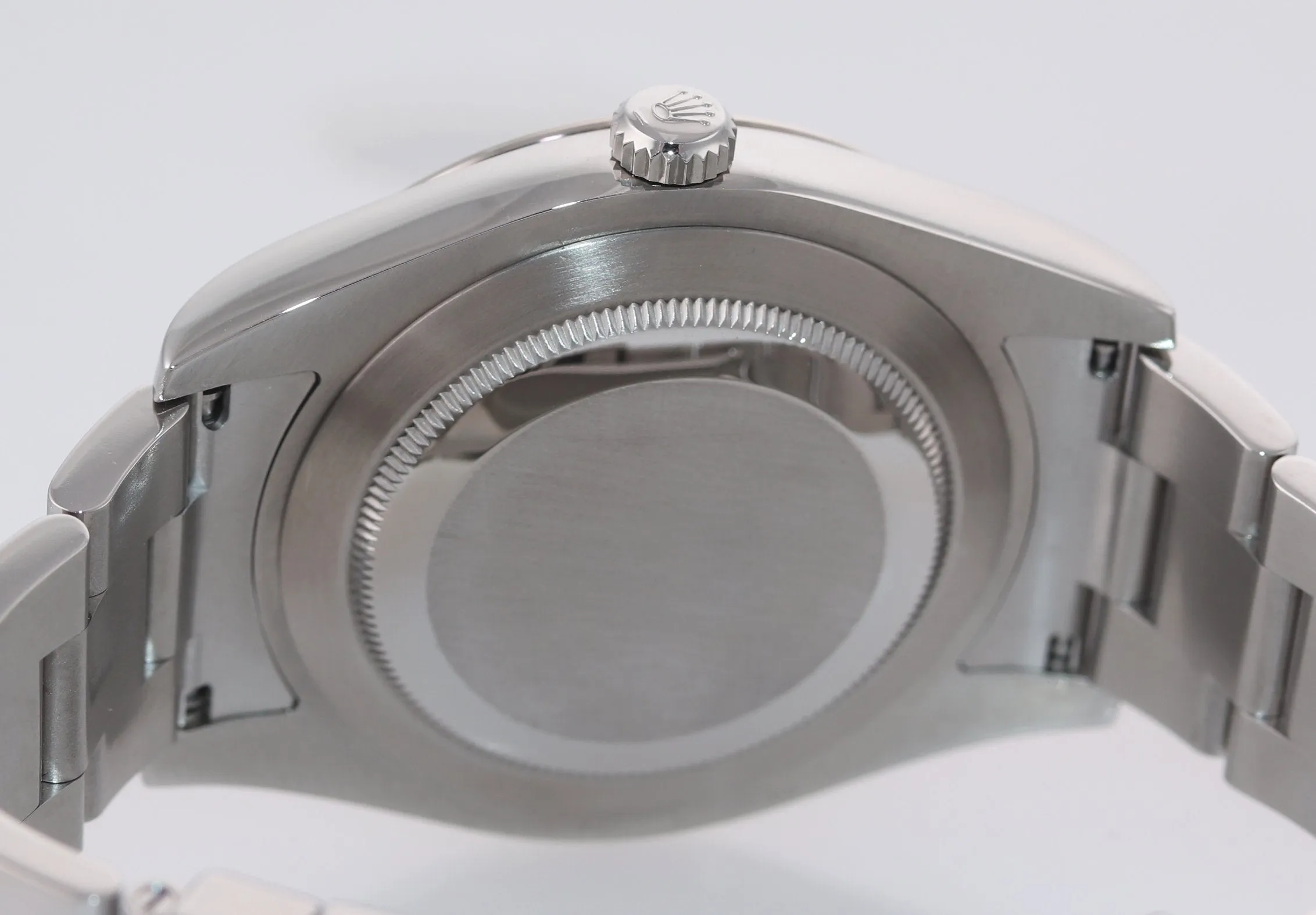 Rolex Datejust II 41mm 18k White Gold Steel Black Stick Dial 116334 Watch