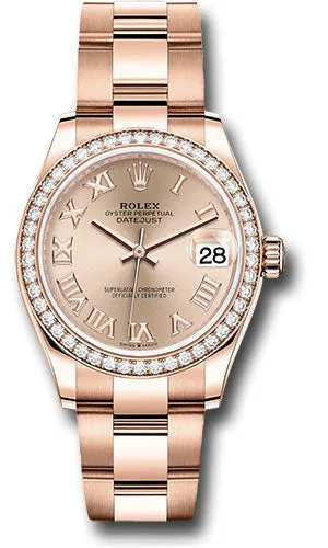 Rolex Everose Gold Datejust 31 Watch 278285RBR rsro
