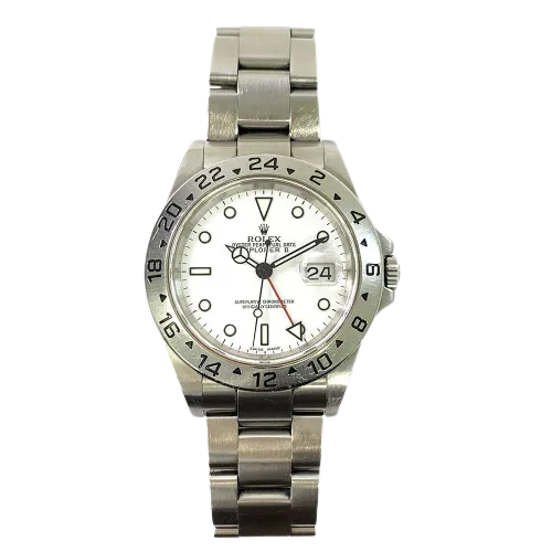 Rolex Explorer II 16570 White Dial Oct 04