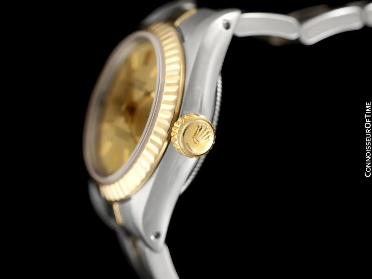 Rolex Ladies 2-Tone, Champagne Dial - 18K Gold & Stainless Steel, 67193
