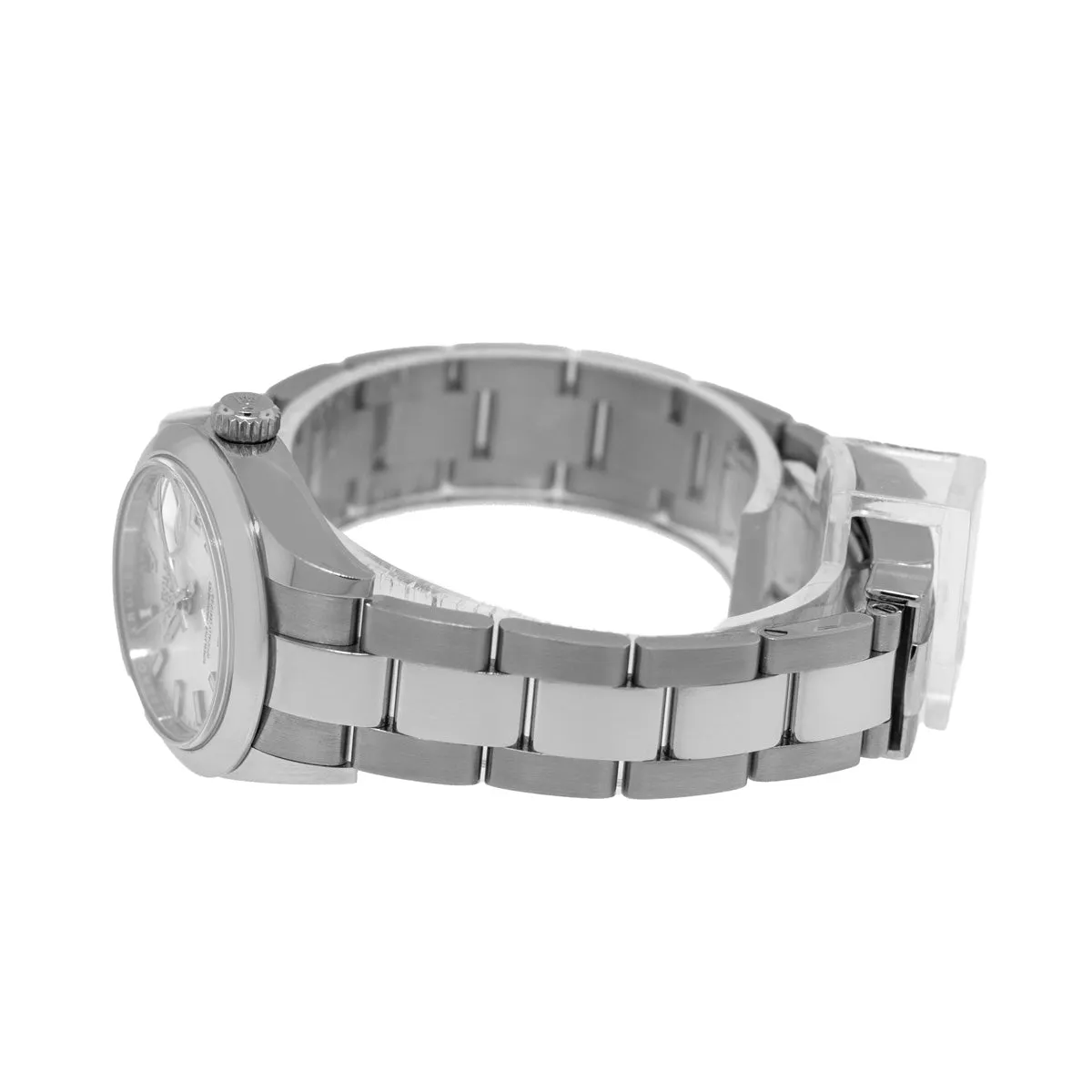 Rolex Lady-Datejust 28mm Stainless Steel Silver Index Dial & Smooth Bezel 279160
