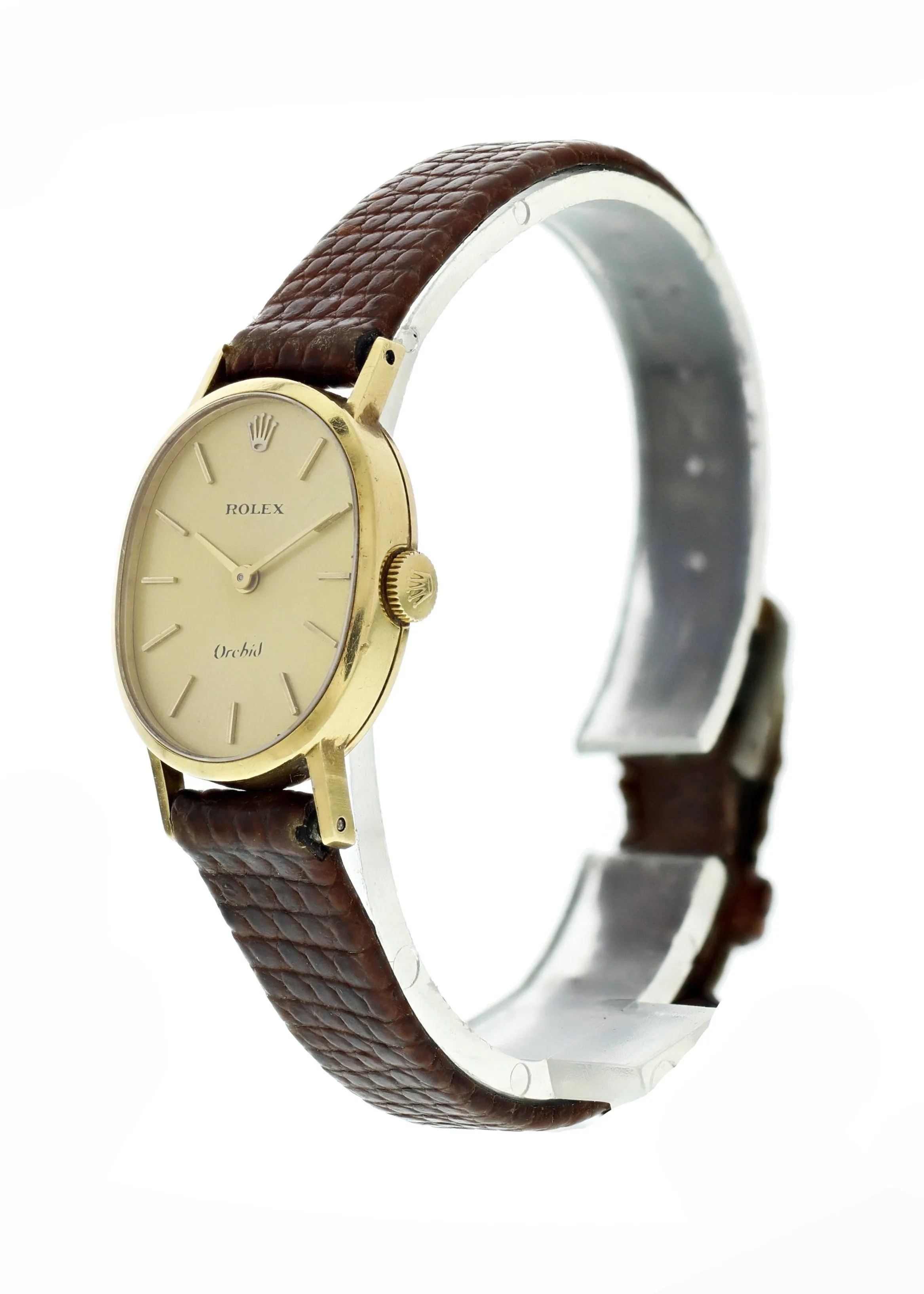 Rolex Orchid 2667 18K Yellow Gold Vintage Ladies Watch