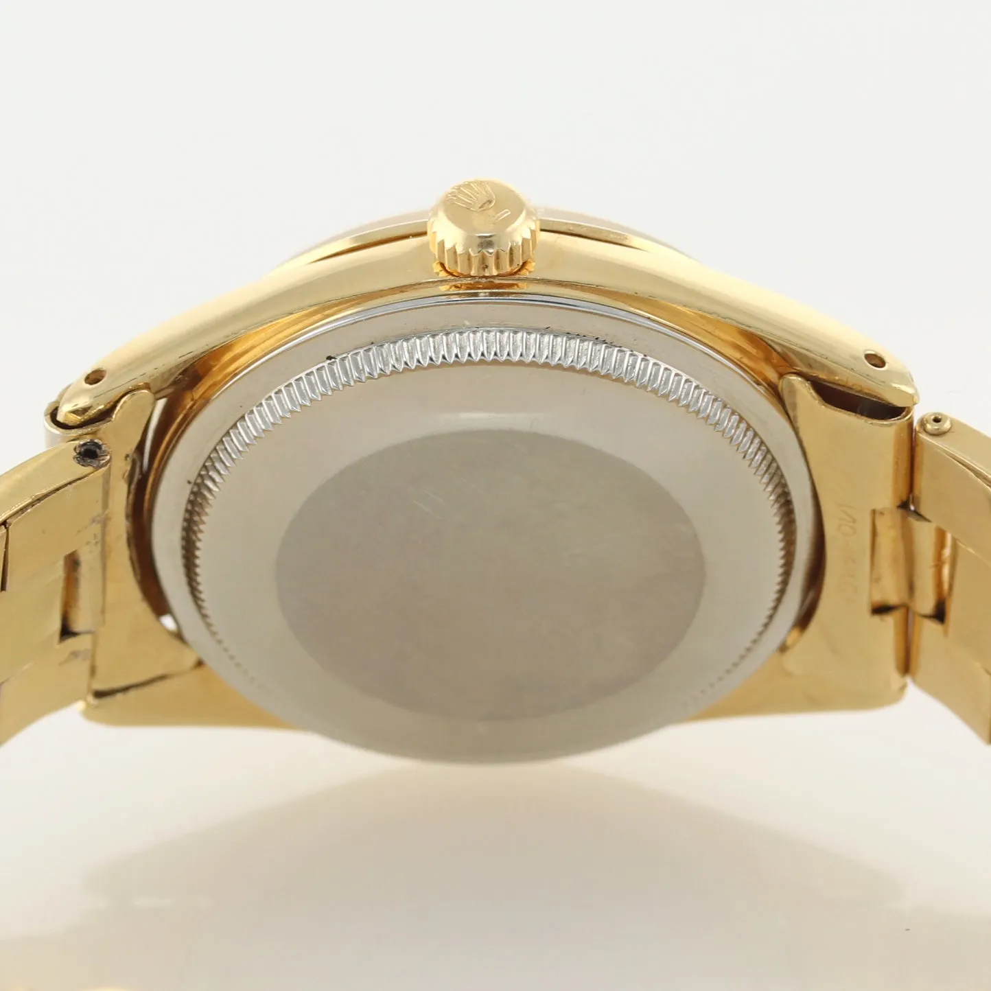 Rolex Oyster Date 34mm 1550 Gold Plated Champagne Vintage Watch