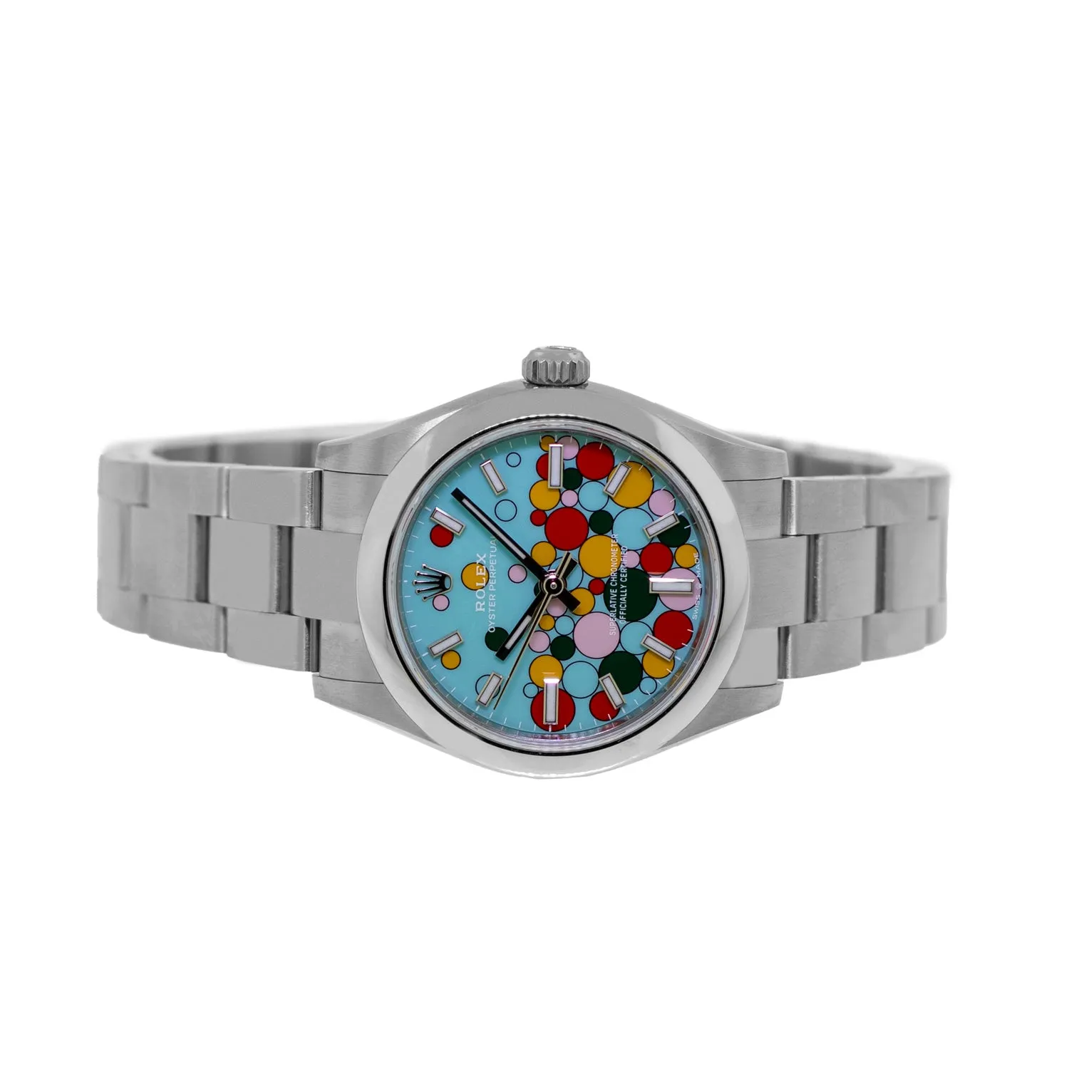 Rolex Oyster Perpetual 31mm Stainless Steel Celebration Index Dial & Smooth Bezel 277200