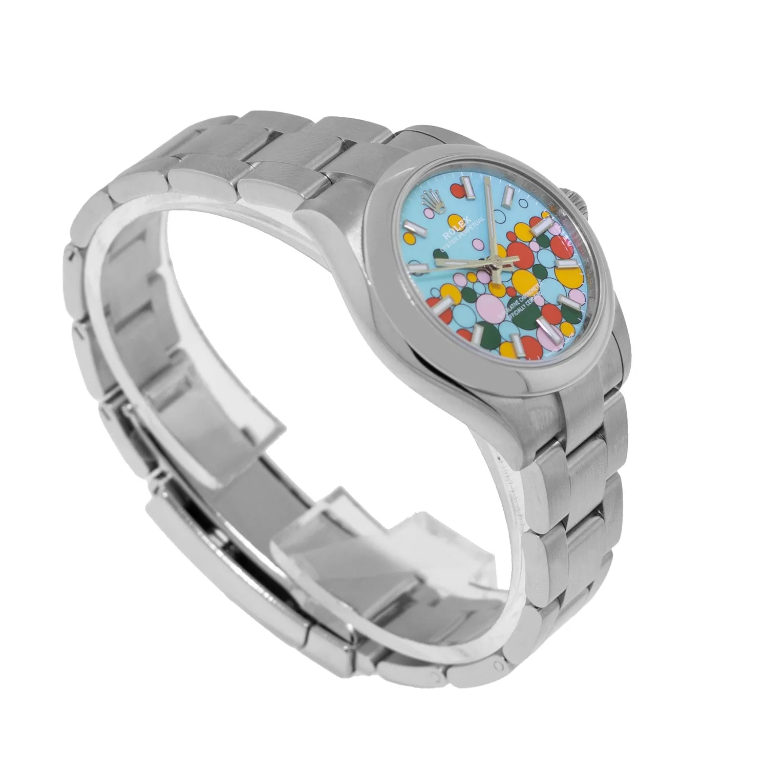 Rolex Oyster Perpetual 31mm Stainless Steel Celebration Index Dial & Smooth Bezel 277200