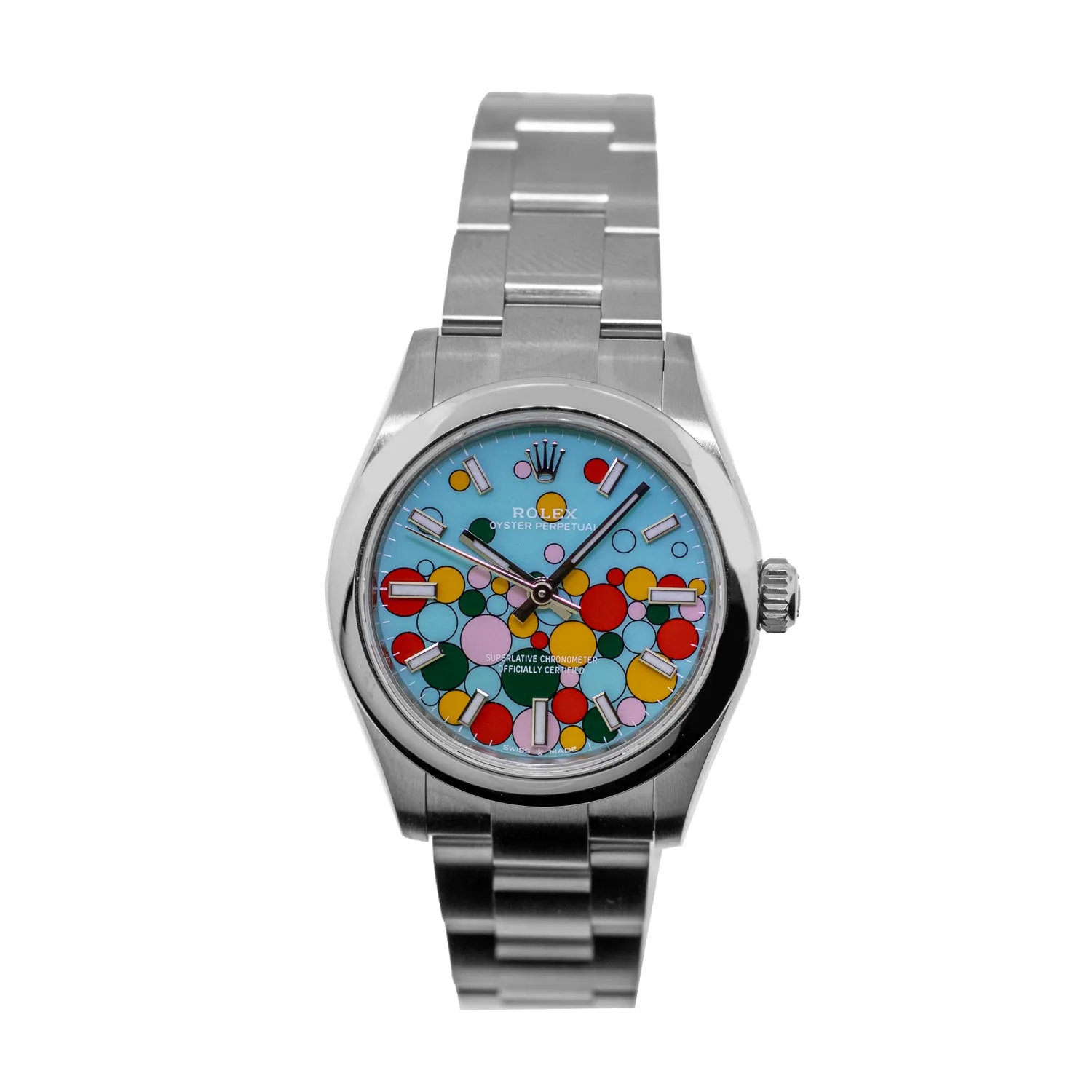 Rolex Oyster Perpetual 31mm Stainless Steel Celebration Index Dial & Smooth Bezel 277200