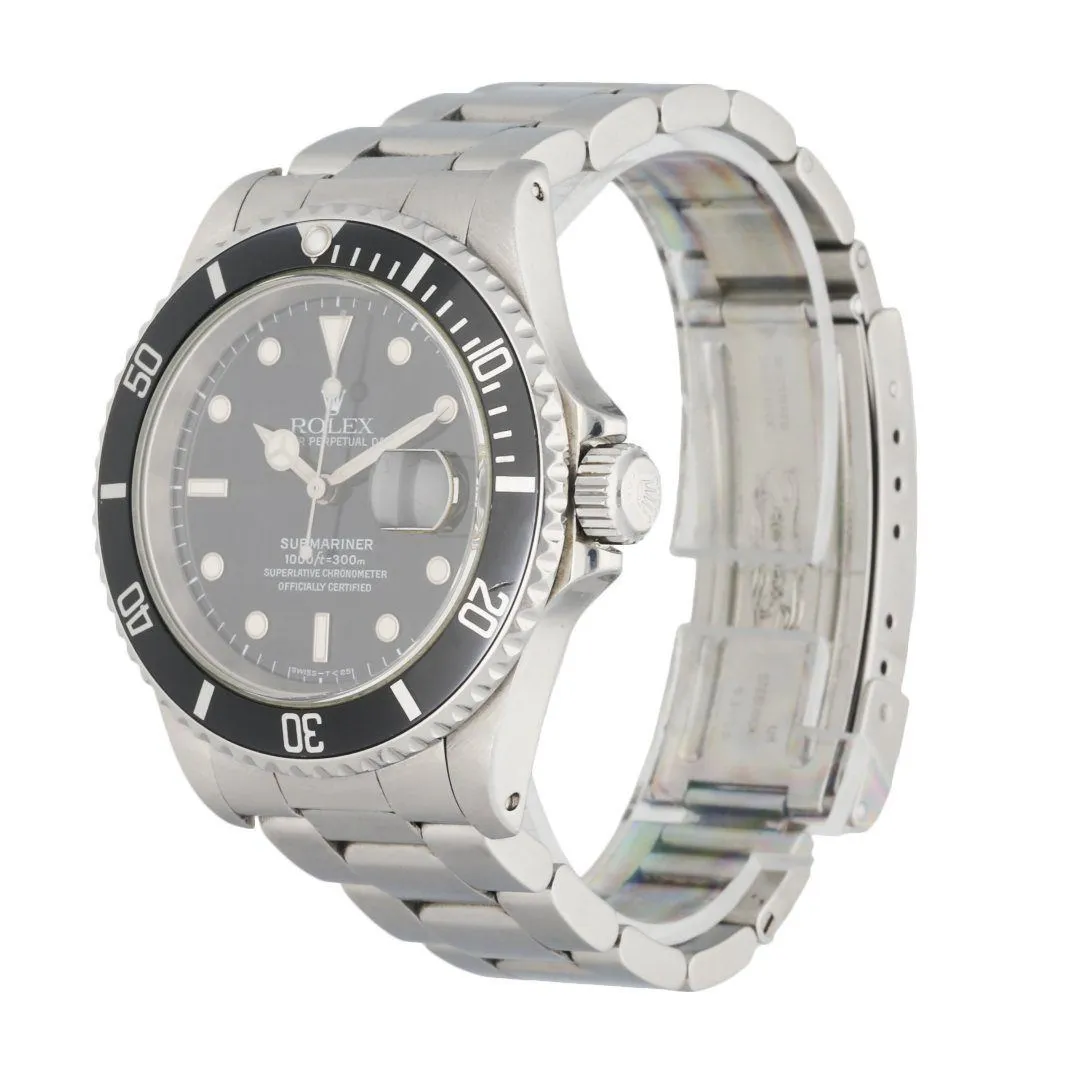Rolex Oyster Perpetual Submariner 16610 Men's Watch Box & Papers