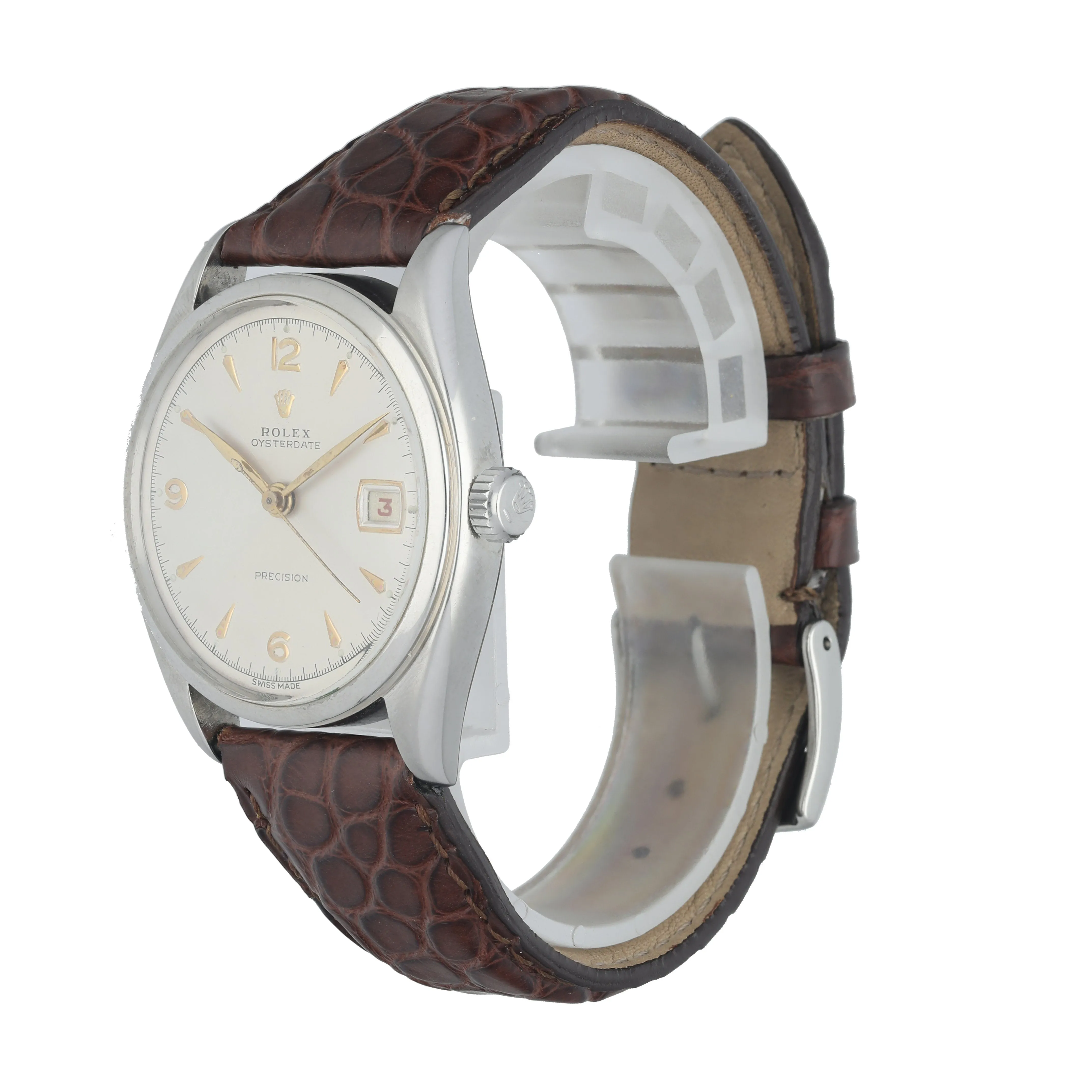 Rolex OysterDate 6094 Very Rare Dagger Dial Mens Watch
