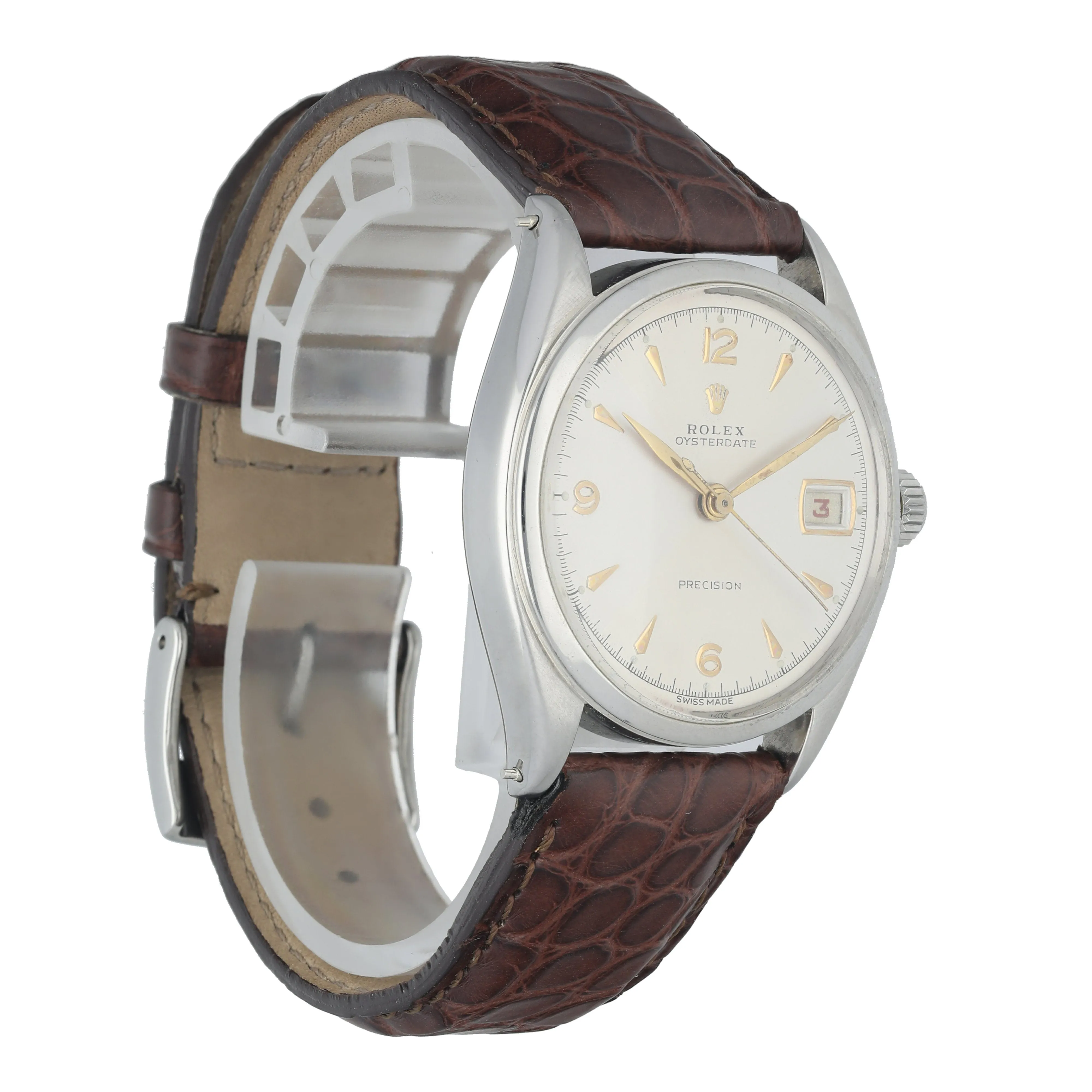 Rolex OysterDate 6094 Very Rare Dagger Dial Mens Watch