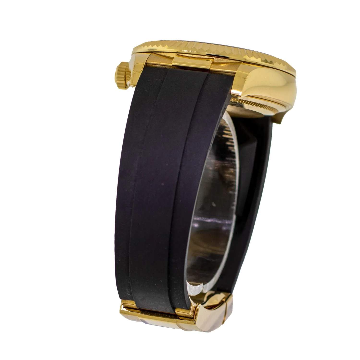 Rolex Sky-Dweller 42mm Yellow Gold Black Index Dial & Fluted Bezel 326238