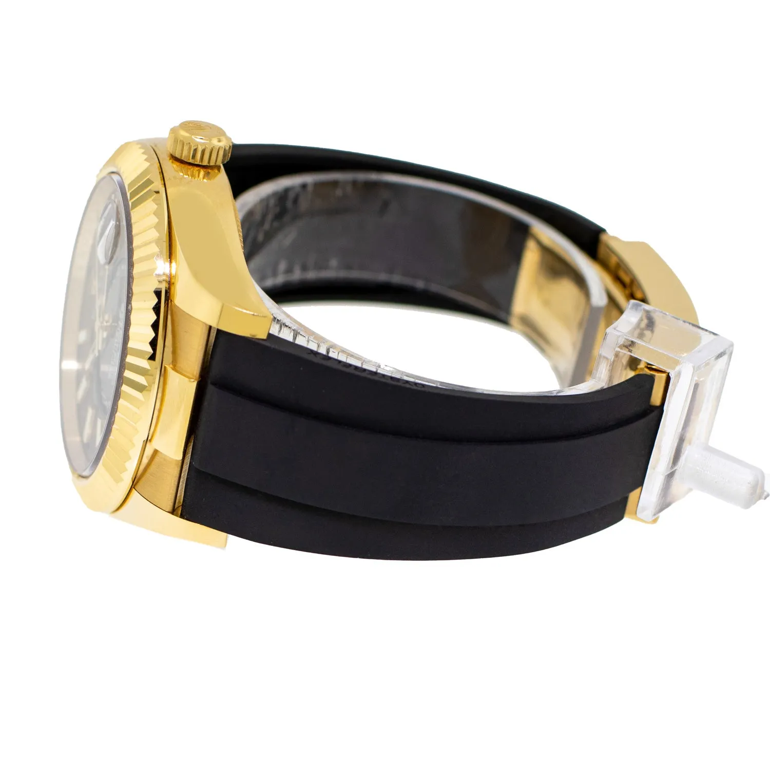 Rolex Sky-Dweller 42mm Yellow Gold Black Index Dial & Fluted Bezel 326238