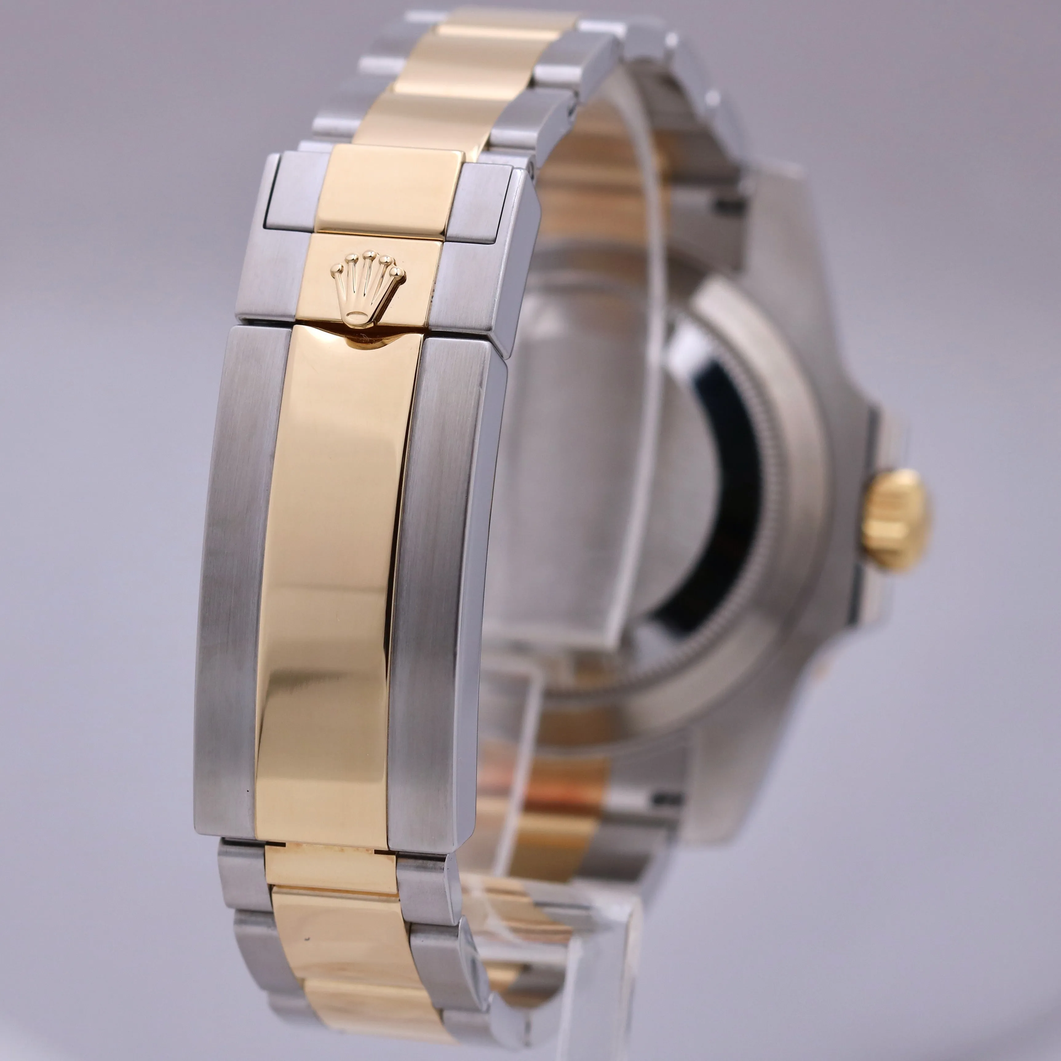 Rolex Submariner Date BLUE Two-Tone 18K Yellow Gold Steel 40mm 116613 LB Watch
