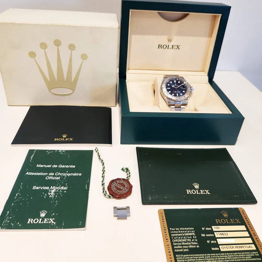 Rolex Yacht Master 116622 Blue Dial Jun 2013