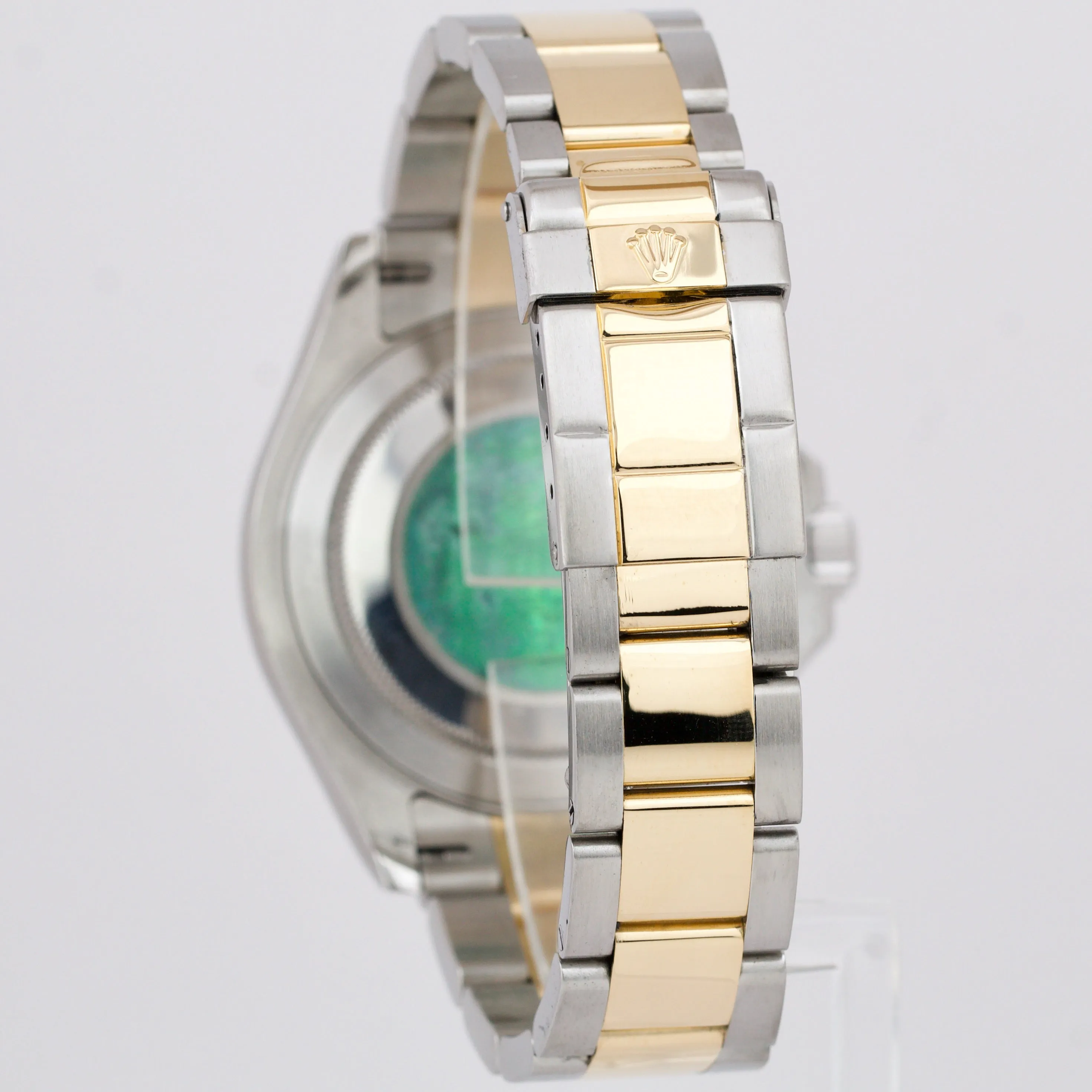 Rolex Yacht-Master 16623 White 18K Two Tone Yellow Gold 40mm Steel Date Watch