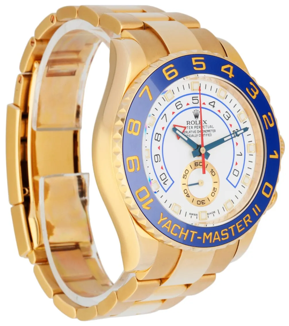 Rolex Yacht-Master II 116688 18K Yellow Gold Mens Watch Box Papers