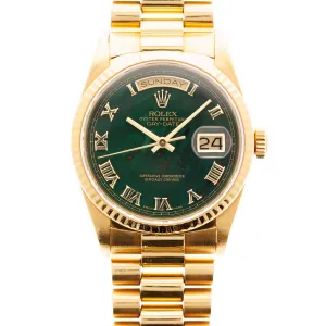 Rolex Yellow Gold Day-Date Ref. 18238 with Bloodstone Dial