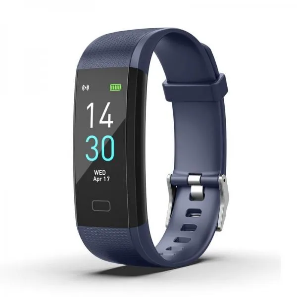S5 Bluetooth Heart Rate Monitor All-Day Activity Tracker IP68 Waterproof Smart Bracelet - Blue