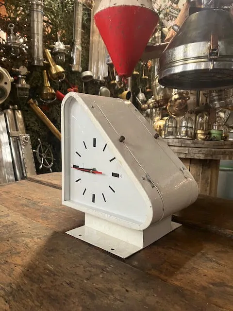 Seiko Double Sided Ships Passage way Clock cream