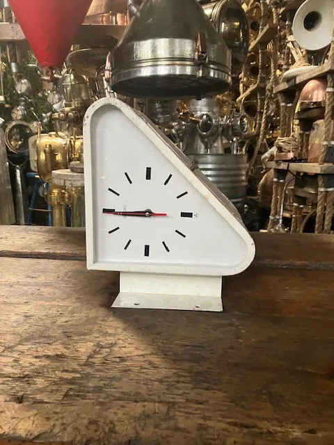 Seiko Double Sided Ships Passage way Clock cream