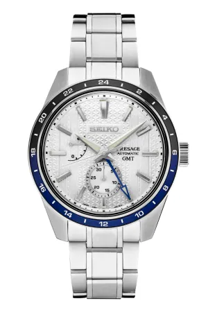 Seiko Presage Sharp Edged GMT Zero Halliburton Limited Edition GMT SPB269