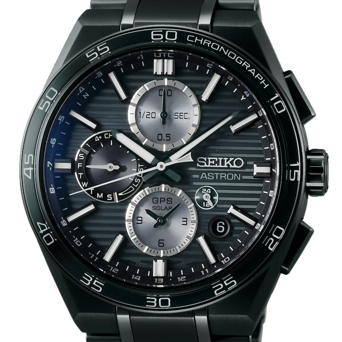 Seiko SSH179J1 SSH179 SSH179J ASTRON GPS Solar Dual Time Chronograph Watch
