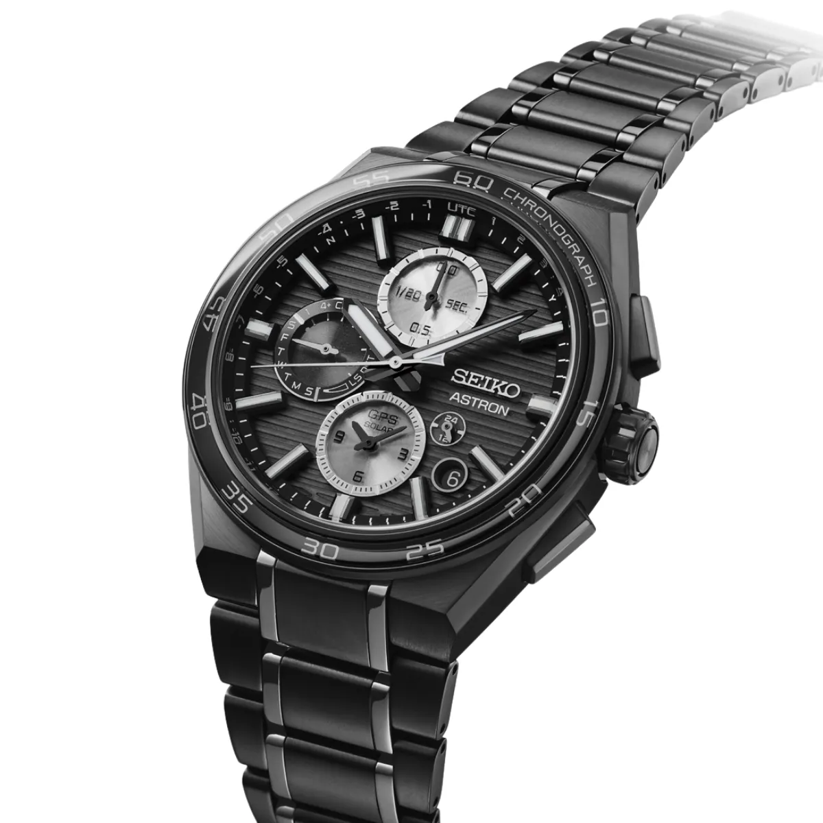 Seiko SSH179J1 SSH179 SSH179J ASTRON GPS Solar Dual Time Chronograph Watch