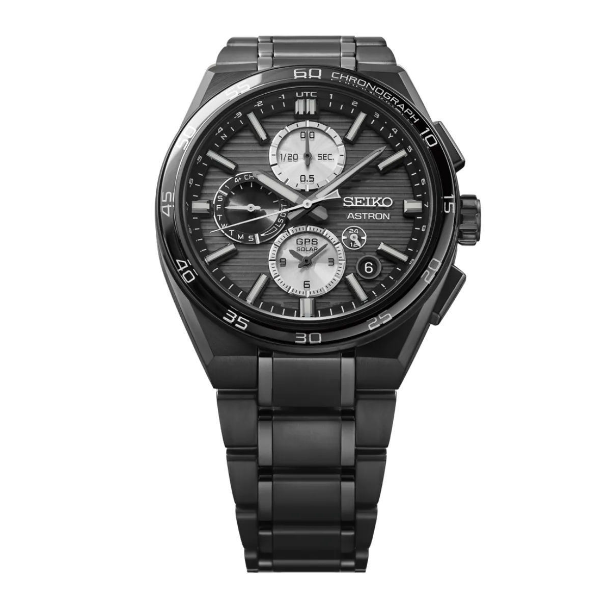 Seiko SSH179J1 SSH179 SSH179J ASTRON GPS Solar Dual Time Chronograph Watch