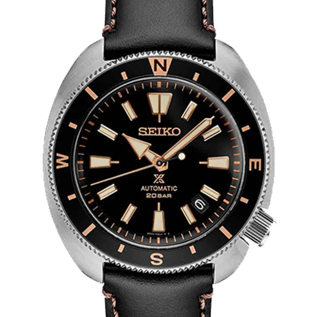 Seiko Tortoise SRPG17K1 SRPG17 SRPG17K Prospex Leather Watch