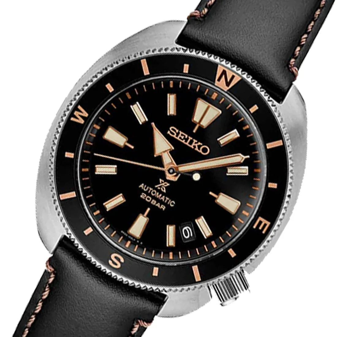 Seiko Tortoise SRPG17K1 SRPG17 SRPG17K Prospex Leather Watch