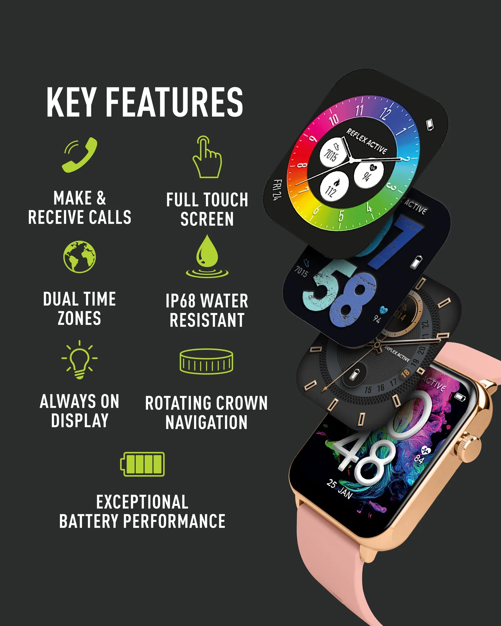 Series 30 Amoled Nude Smart Calling Watch
