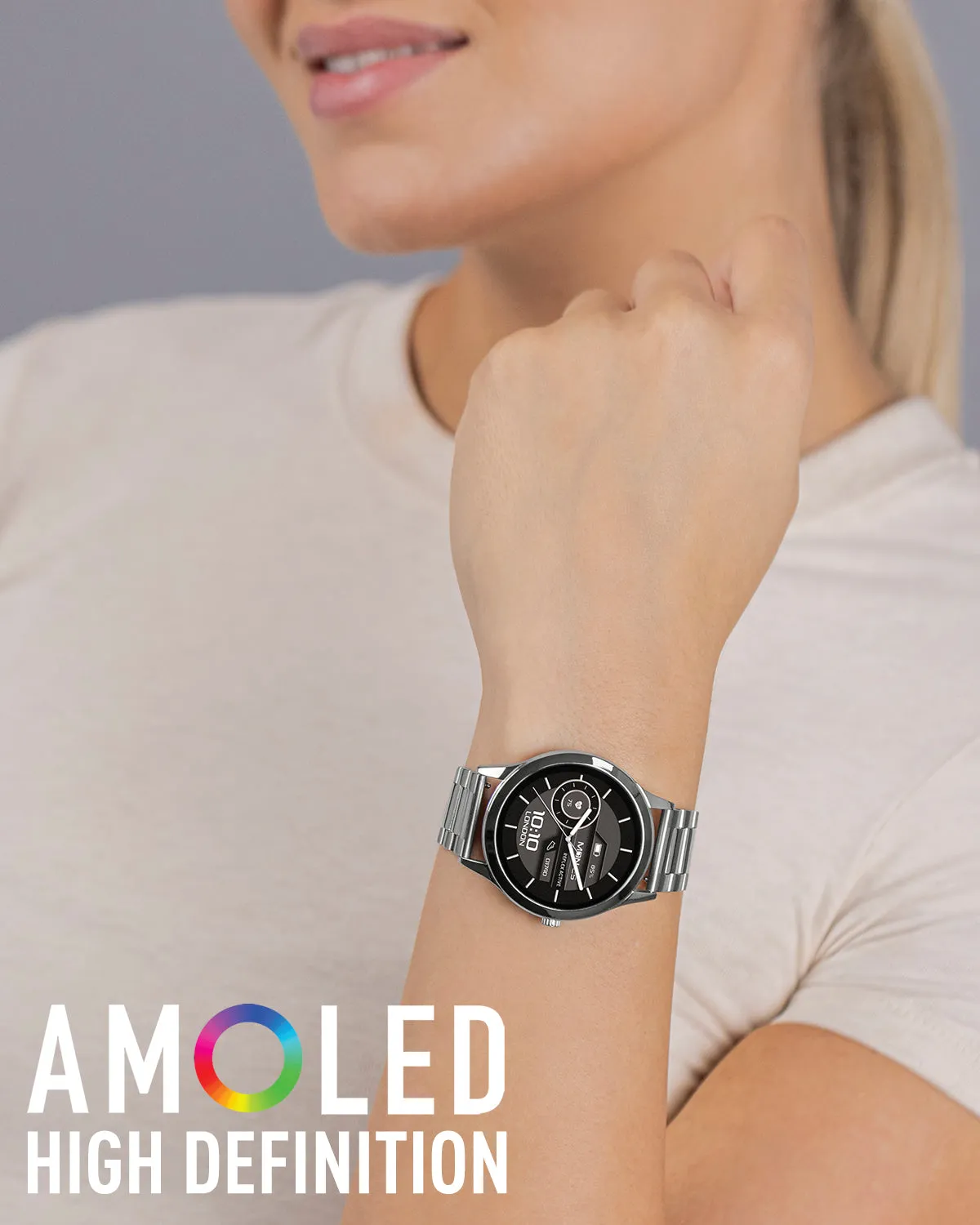 Series 31 Amoled Silver Smart Watch