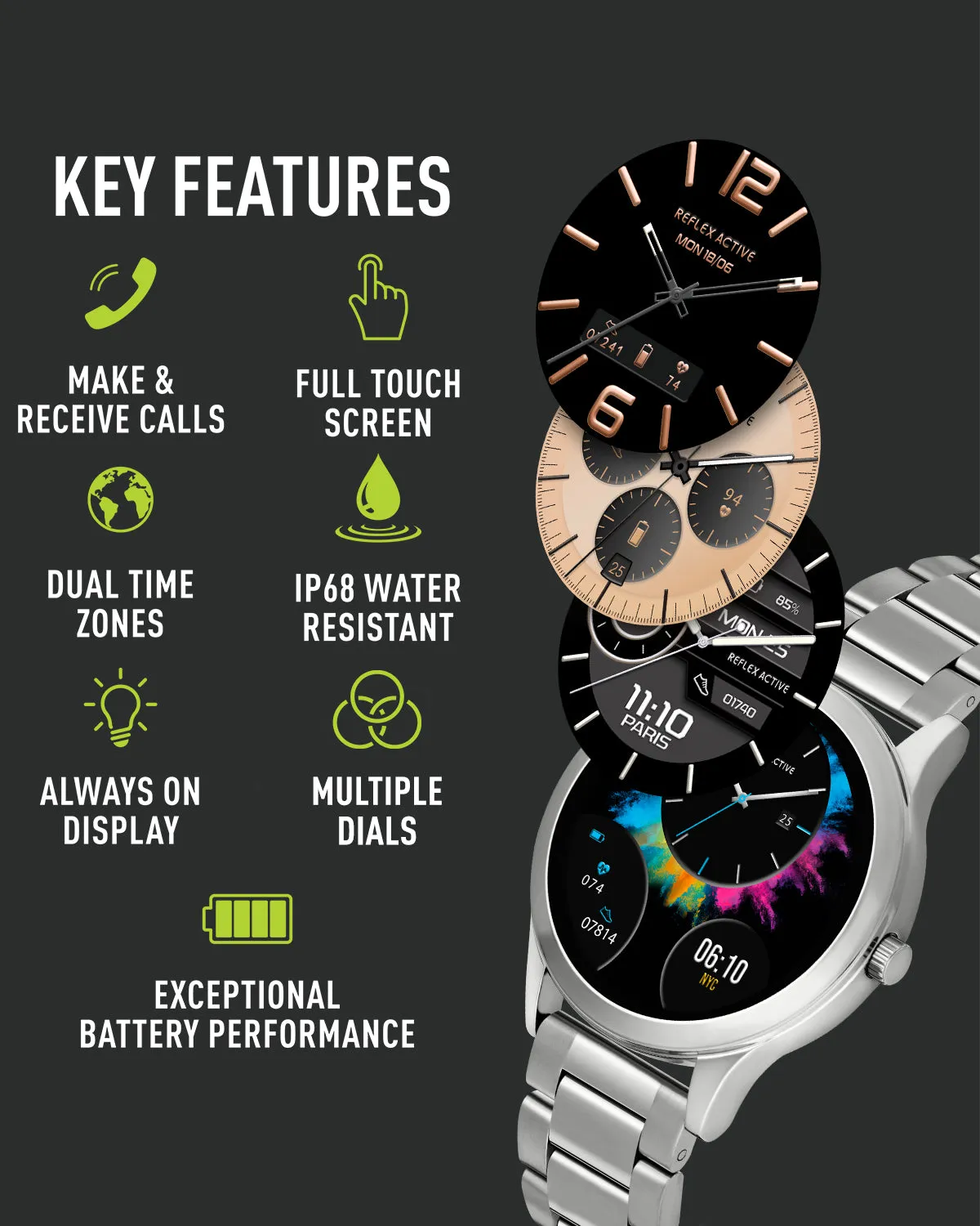 Series 31 Amoled Silver Smart Watch