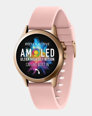 Series 31 Pink Silicone Amoled Smart Watch