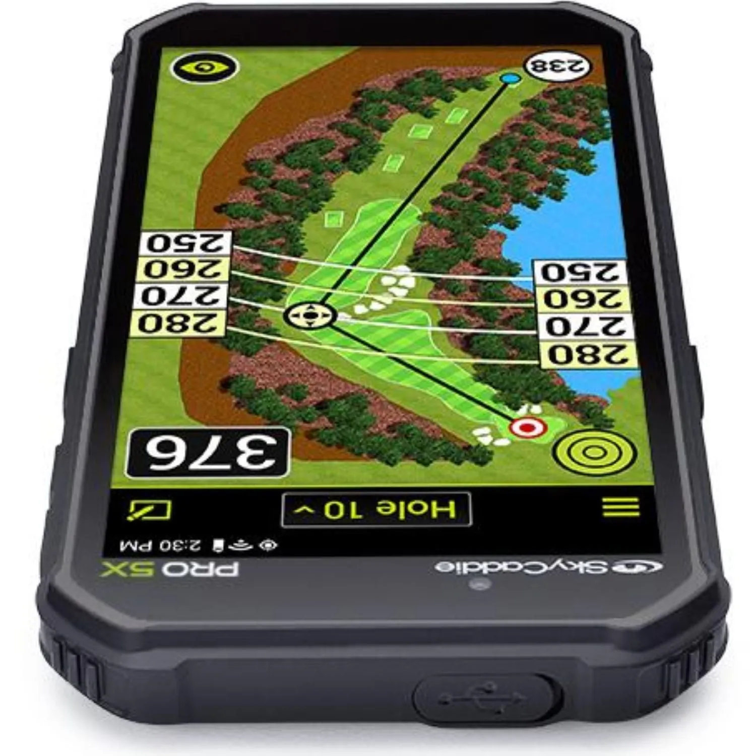 SkyCaddie Pro 5X Tourbook Handheld GPS Rangefinder (2024)   Multi-Tool & Club Covers