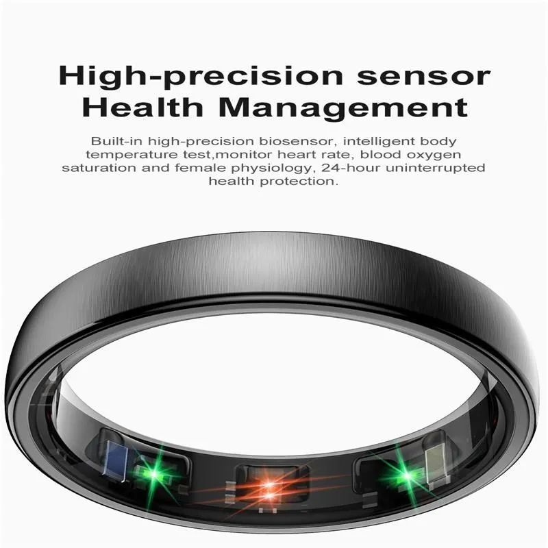 Smart Ring Heart Rate Blood Oxygen Sleep Sports Size 9