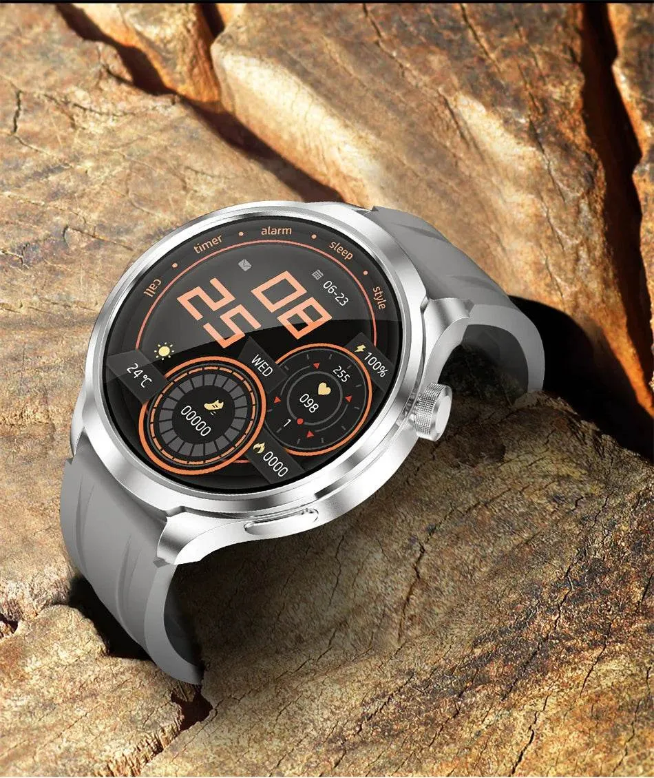 Smart Watch For HUAWEI Outdoor Sports  Men AMOLED Screen NFC GPS Compass Heart rate Waterproof Bluetooth Call SmartWatch