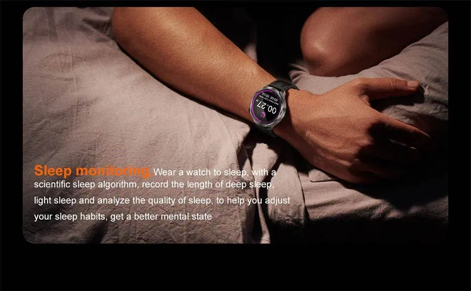 Smart Watch For HUAWEI Outdoor Sports  Men AMOLED Screen NFC GPS Compass Heart rate Waterproof Bluetooth Call SmartWatch