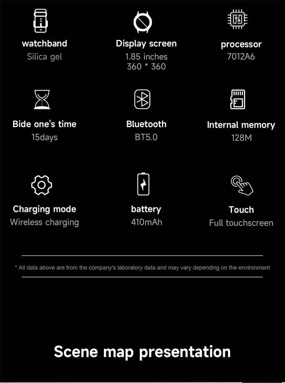 Smart Watch For HUAWEI Outdoor Sports  Men AMOLED Screen NFC GPS Compass Heart rate Waterproof Bluetooth Call SmartWatch