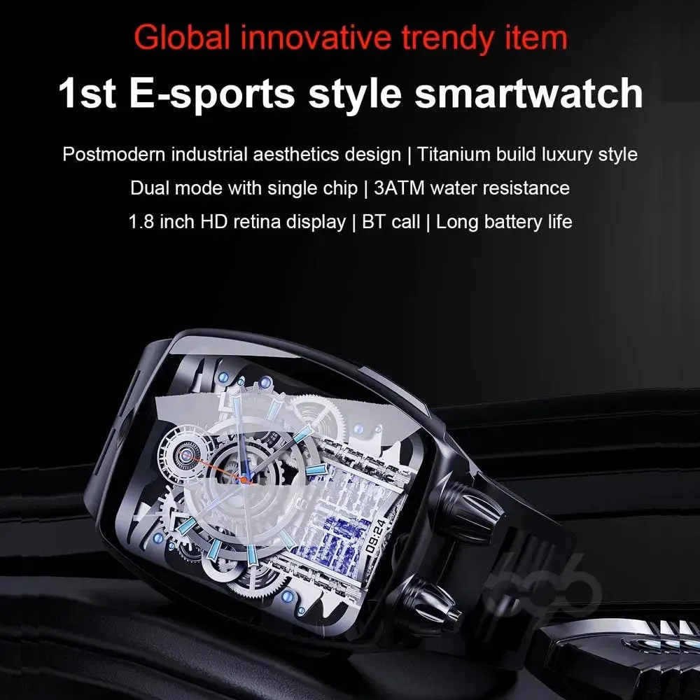 Smart Watch Men IP68 3ATM Waterproof Heart Rate Monitor Outdoor Sports Fitness Tracker Smartwatch