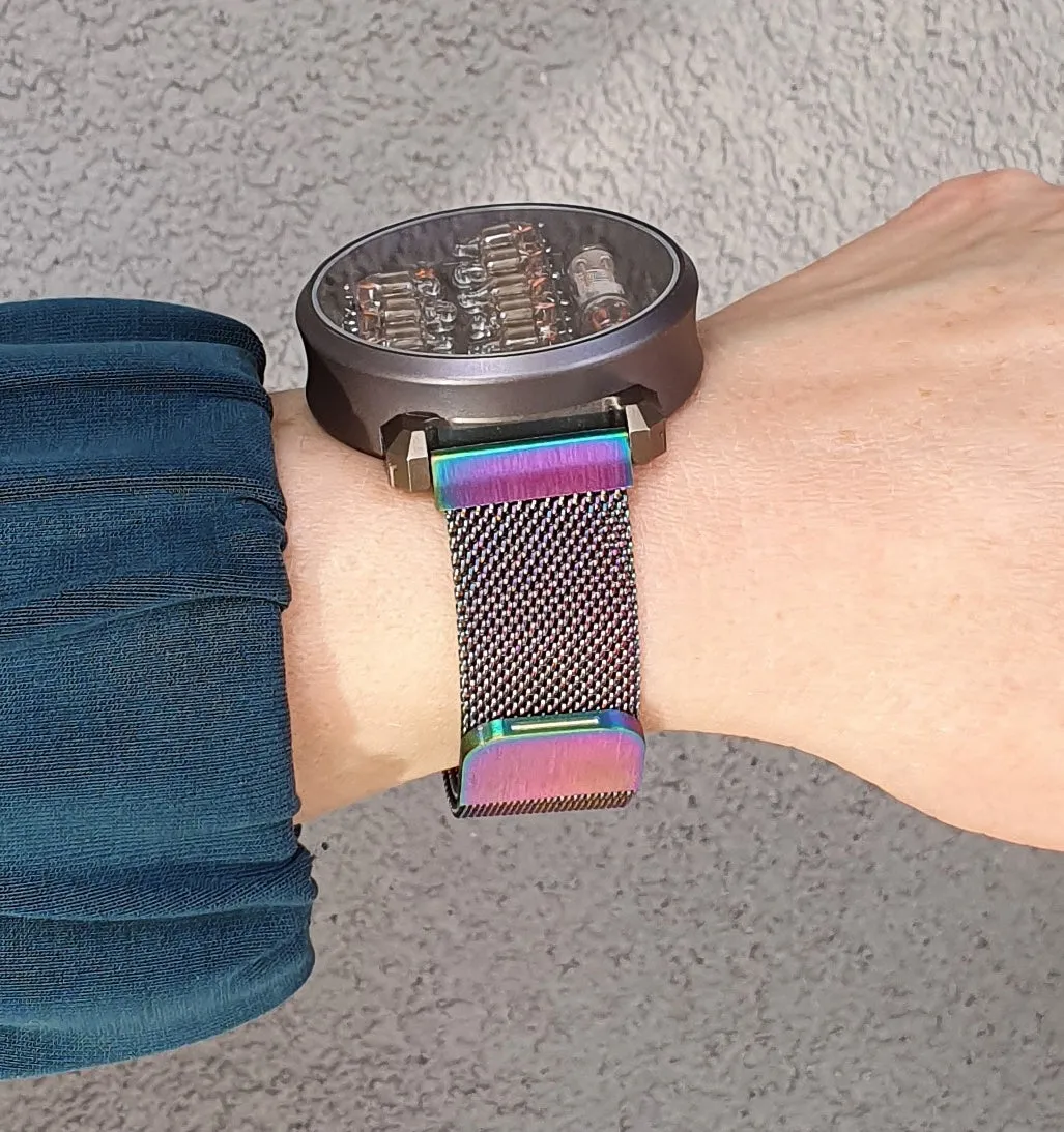 Strap. Steel. Magnet lock. Band. Lunokhod