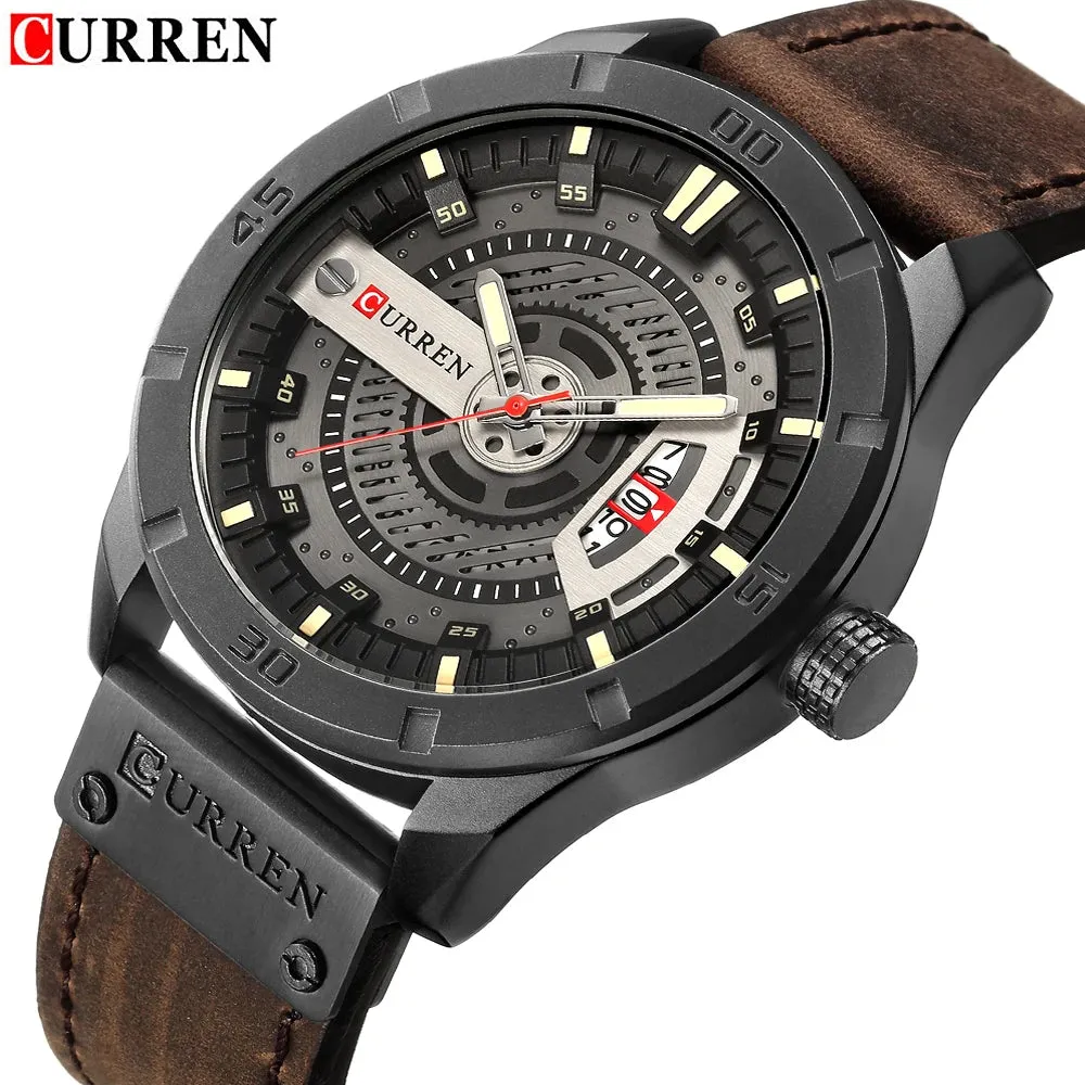 Tactical Quartz Date Watch - Rugged Style