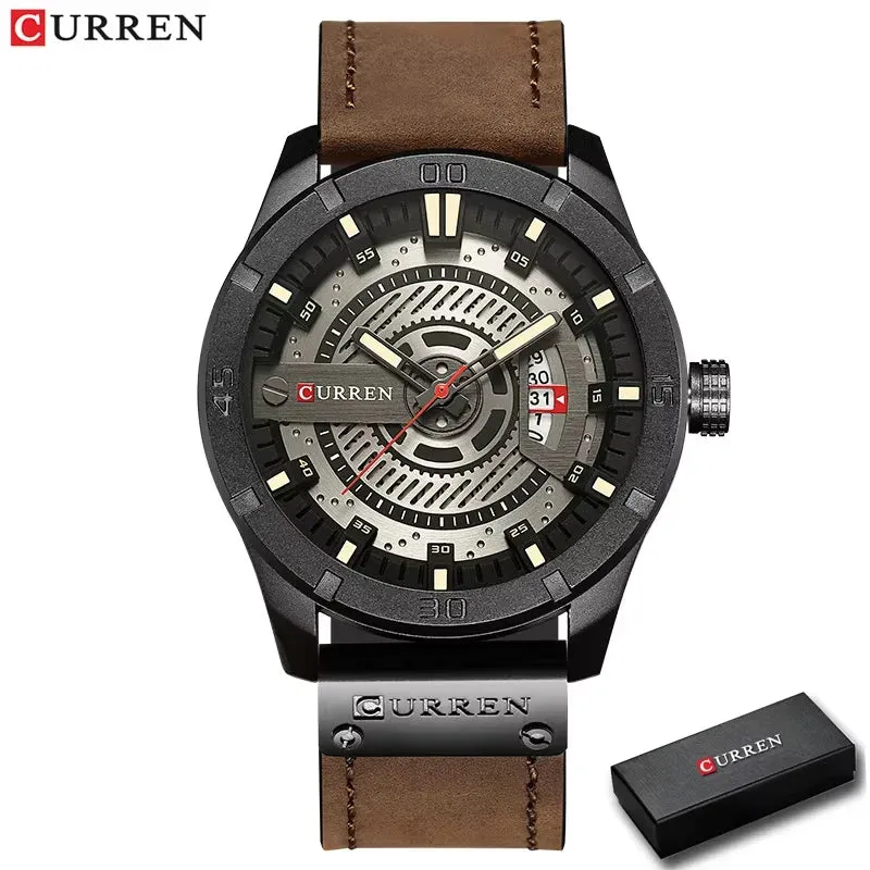 Tactical Quartz Date Watch - Rugged Style