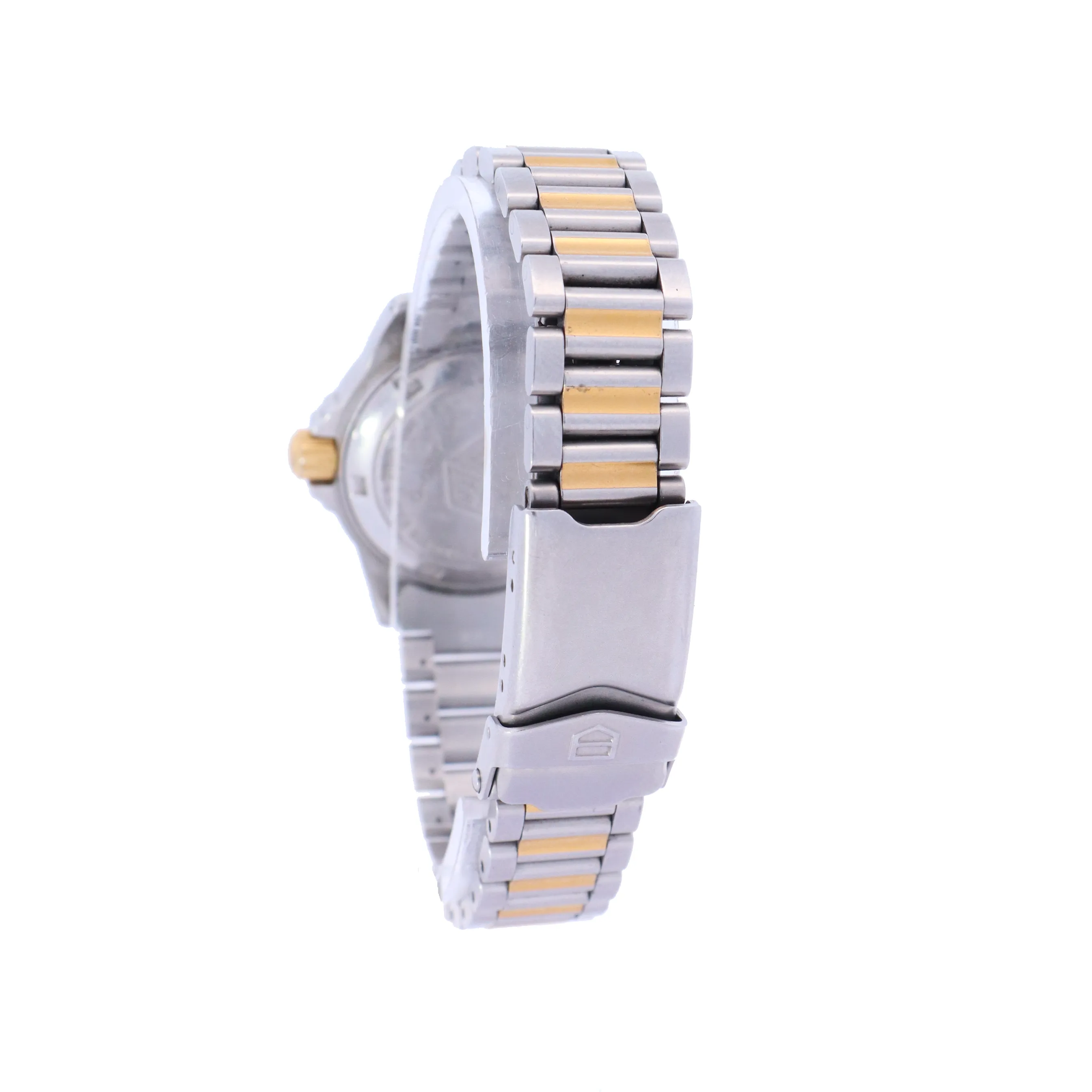 Tag Heuer 4000 Yellow Gold and Stainless Steel 28mm White Stick Dial Watch | Ref# WF1420