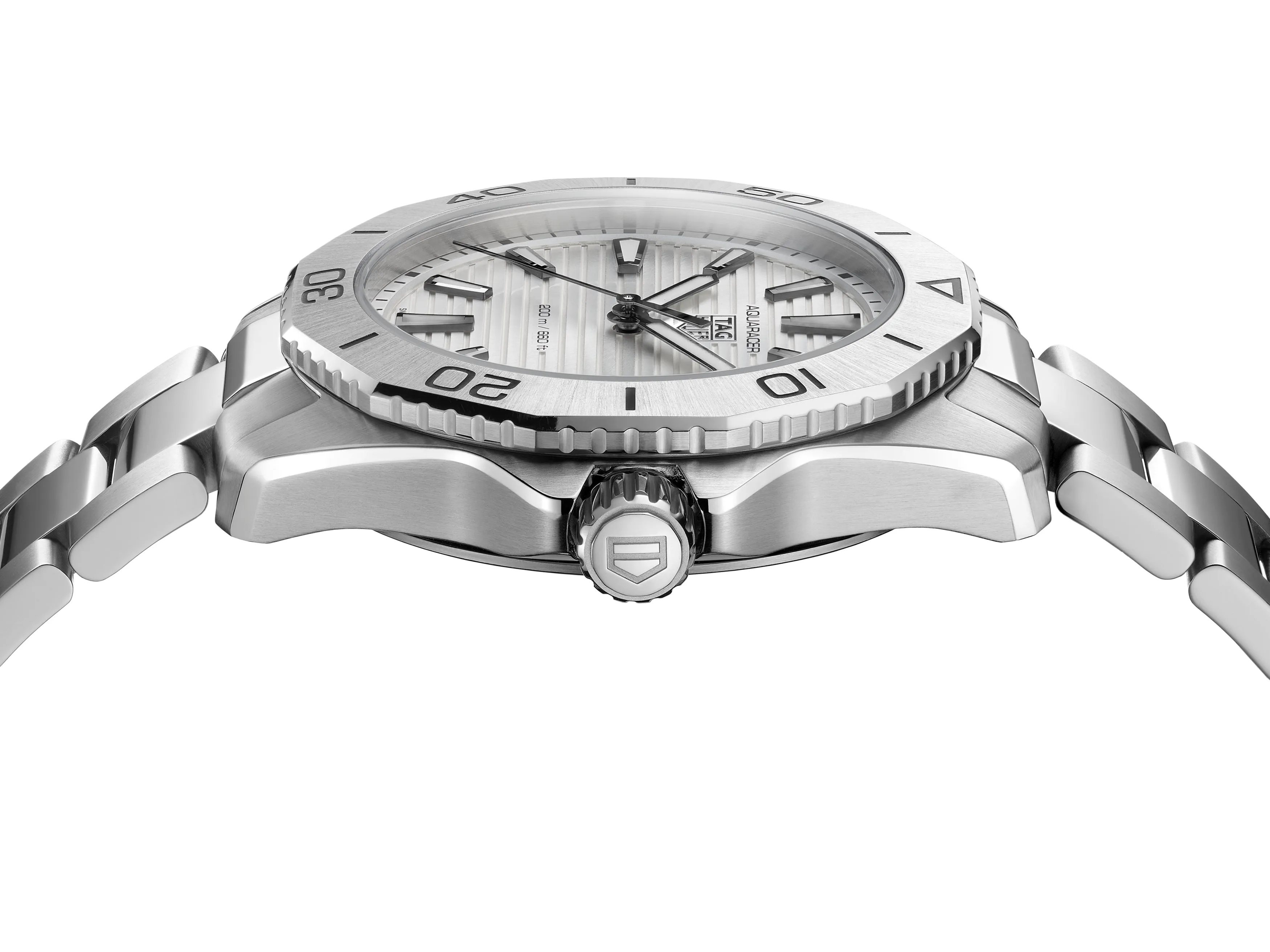 TAG Heuer Aquaracer Professional 200 Quartz Watch with White Dial