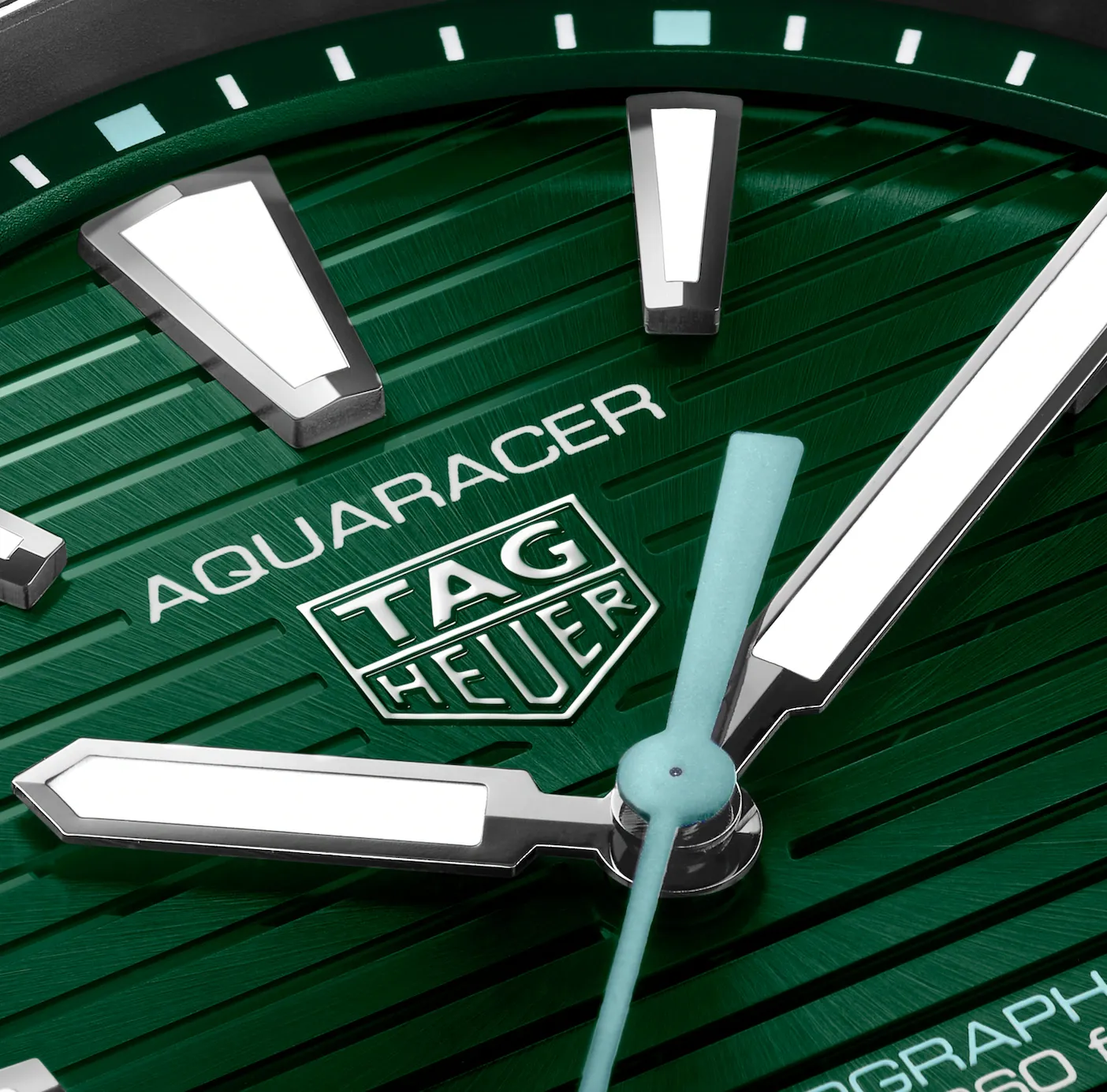 TAG Heuer Aquaracer Professional 200 Solargraph Watch with Green Dial