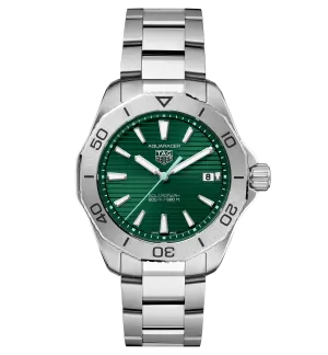 TAG Heuer Aquaracer Professional 200 Solargraph Watch with Green Dial