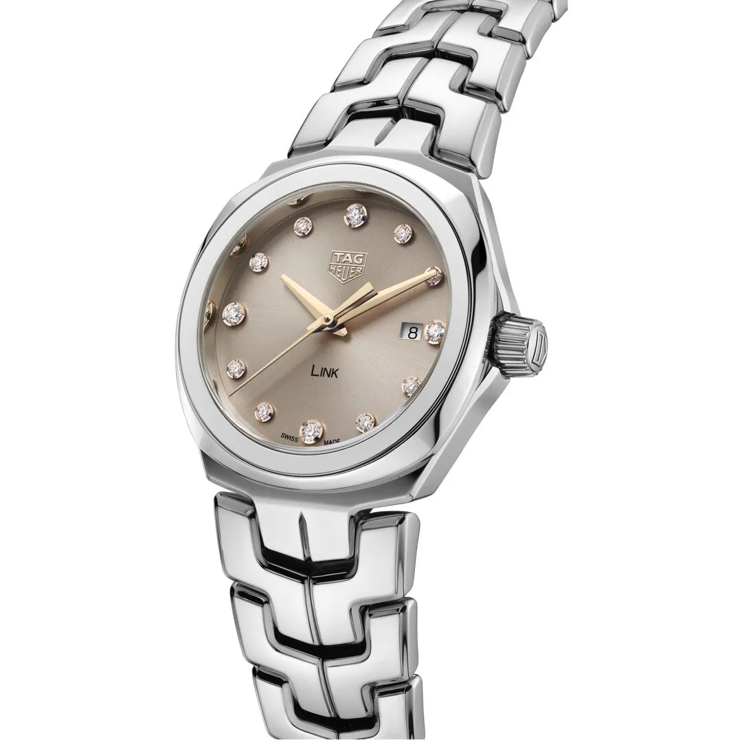 TAG Heuer Link Ladies' Quartz Movement Light Taupe Dial Watch