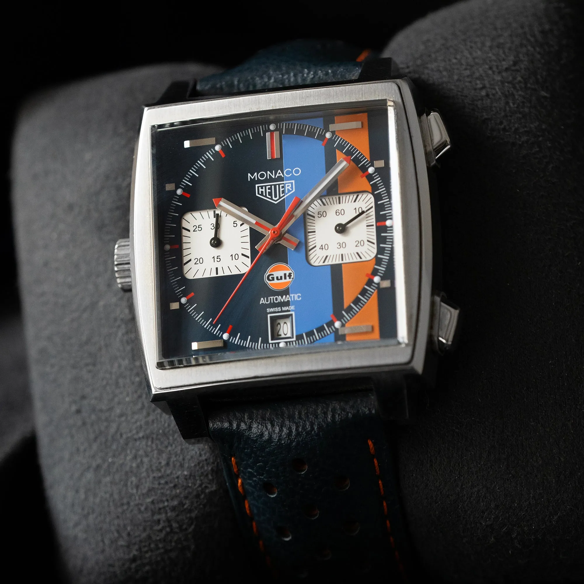 TAG Heuer - Monaco Chronograph "Gulf" Edition CAW211R.FC6401