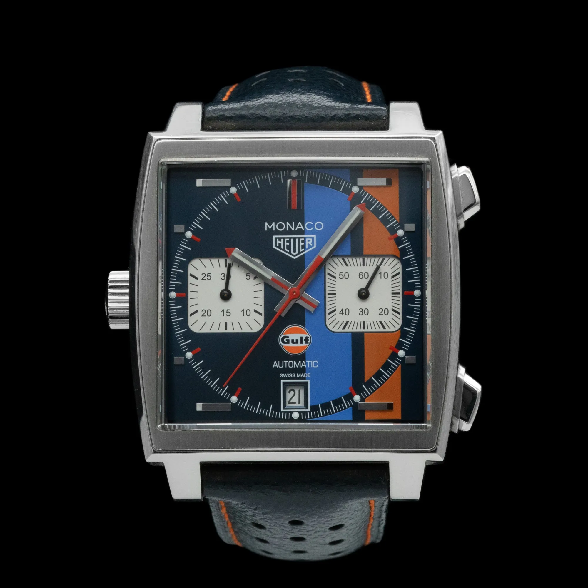 TAG Heuer - Monaco Chronograph "Gulf" Edition CAW211R.FC6401