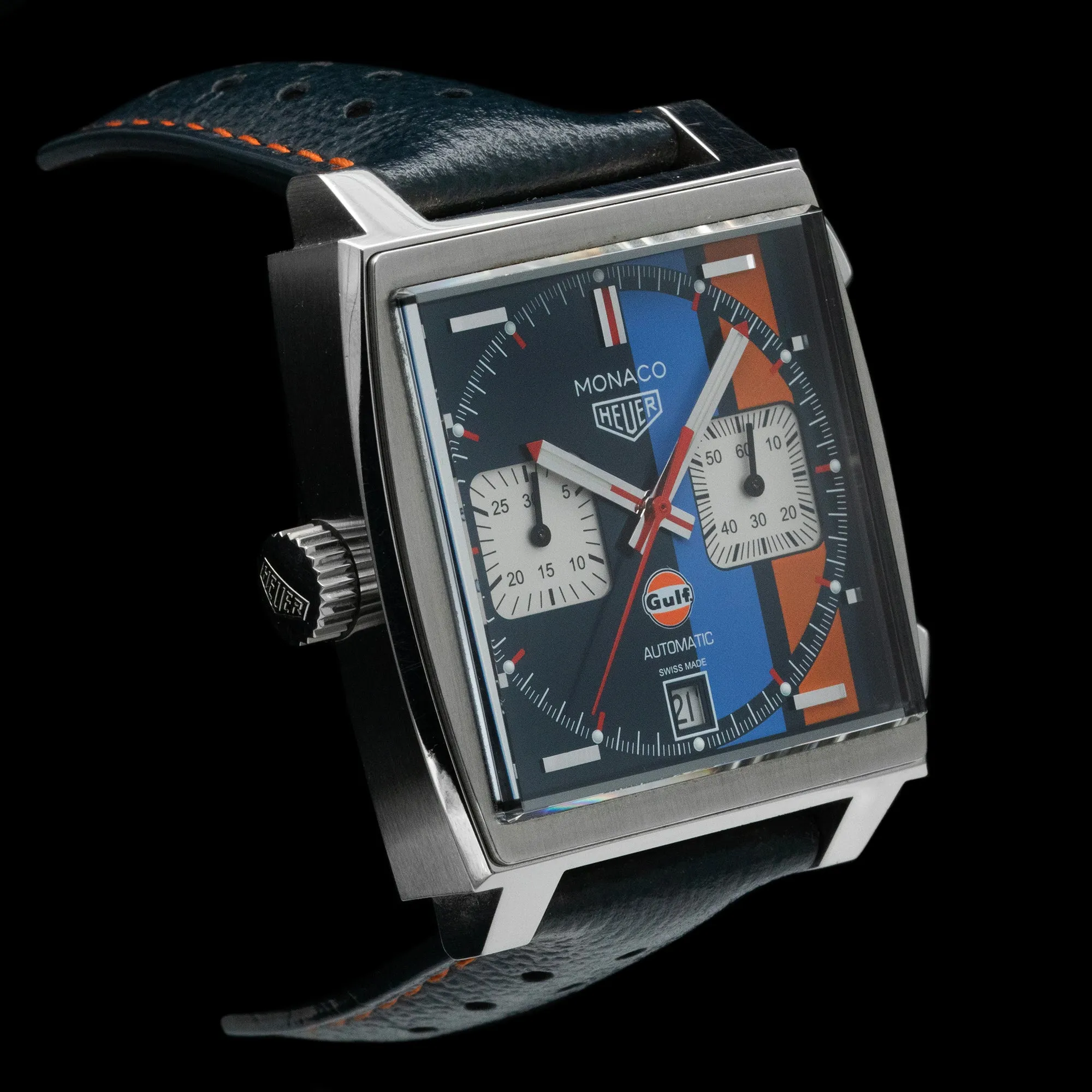 TAG Heuer - Monaco Chronograph "Gulf" Edition CAW211R.FC6401